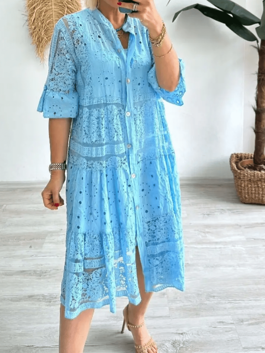 Katherine | Women's Floral Midi Dress – Midi, Floral Print