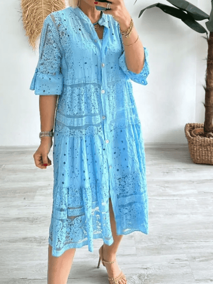 Katherine | Women's Floral Midi Dress – Midi, Floral Print