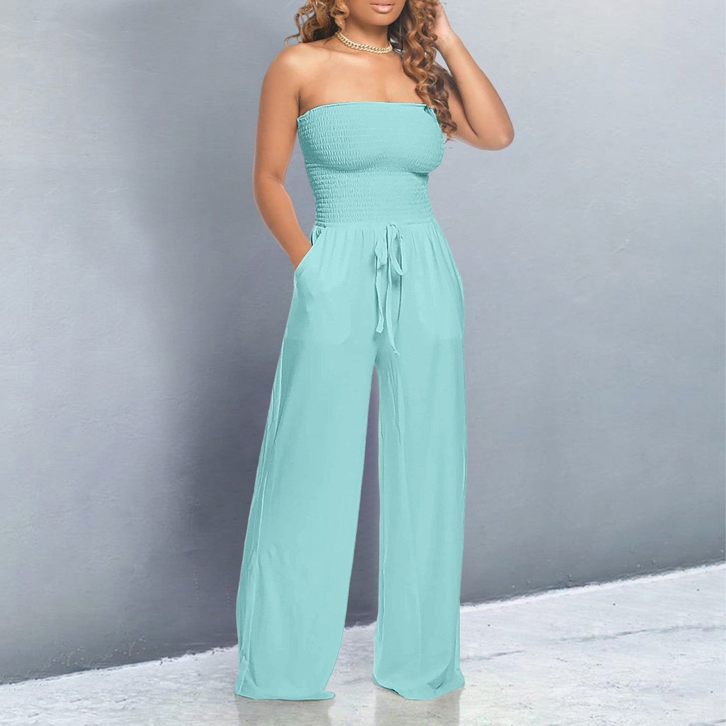 Lynn | Women's Trendy Off-Shoulder Jumpsuit – One-Piece