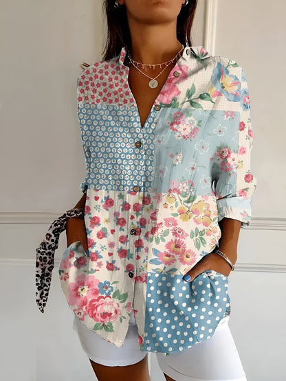 Ellen | Women's Chic Blouse with Whimsical Prints – Casual