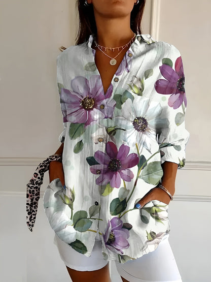 Ellen | Women's Chic Blouse with Whimsical Prints – Casual