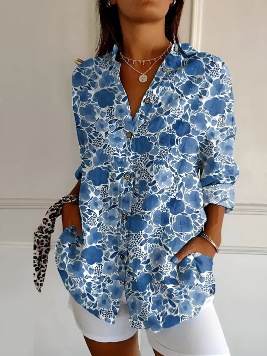 Ellen | Women's Chic Blouse with Whimsical Prints – Casual