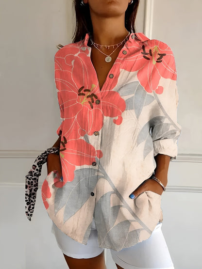 Ellen | Women's Chic Blouse with Whimsical Prints – Casual