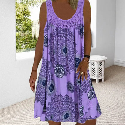 Janelle | Women's Sleeveless Summer Dress – Sleeveless, Summer