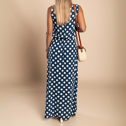 Celeste | Women's Polka Dot Maxi Dress – Maxi