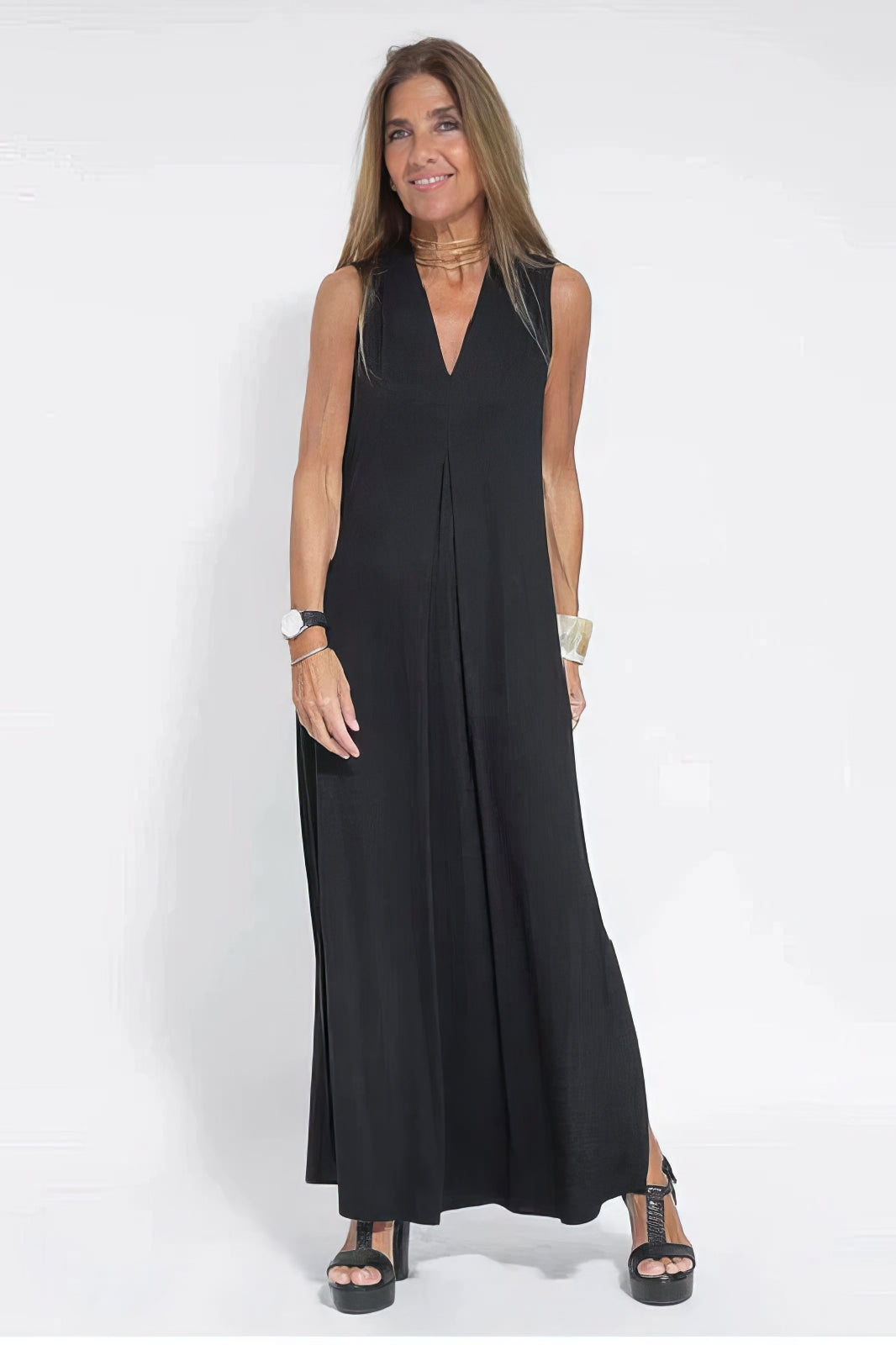 Atlas | Women's Elegant Long Dress with Coordinated Cardigan – Layering