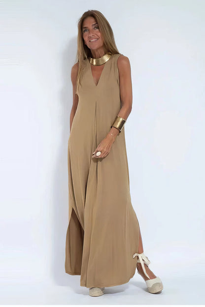 Atlas | Women's Elegant Long Dress with Coordinated Cardigan – Layering