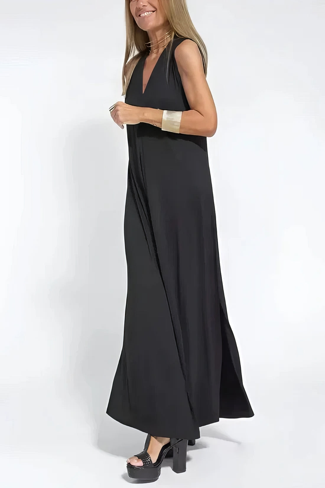 Atlas | Women's Elegant Long Dress with Coordinated Cardigan – Layering